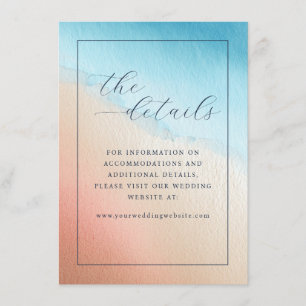 Serene Watercolor Details Card