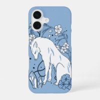 Serene White Wolf & Cherry Blossom