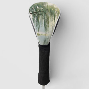 Serene Willow Tree Reflection Nature Art (9) Golf Head Cover