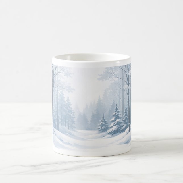 Serene Winter Forest Mug (Center)