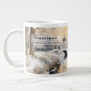 Serene Winter Kensington Gardens London Mug