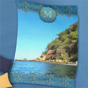 Serene Yelapa 0758 Fleece Blanket