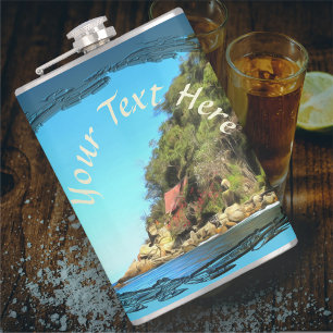 Serene Yelapa 0758 Hip Flask