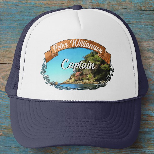 Serene Yelapa Captain 0758 Trucker Hat (Creator Uploaded)