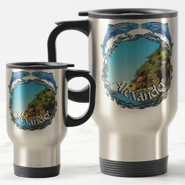 Serene Yelapa Fishing 0758 Travel Mug (Creator Uploaded)