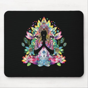 Serene Yoga And Meditation Decor - Mindfulness Man Mouse Pad