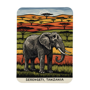 Serengeti National Park Tanzania Magnet