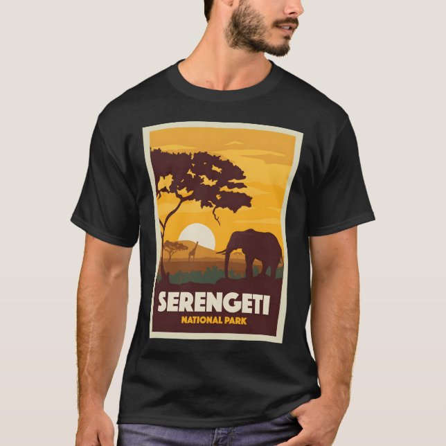 Serengeti National Park Travel  T-Shirt (Front)