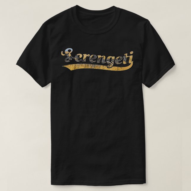 Serengeti National Park Vintage T-Shirt (Design Front)