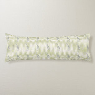Serengeti Safari Chevron with Pop Art Giraffe Body Cushion