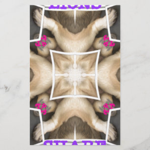 Serengeti Splendour: Vibrant Animal Hide Artistry Stationery