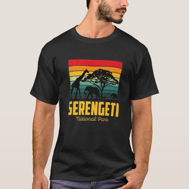 Serengeti Tanzania Safari Africa National Park Big T-Shirt (Front)