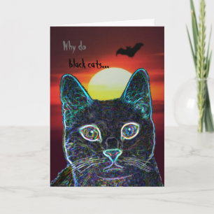 Serenity as black cat -- customised card