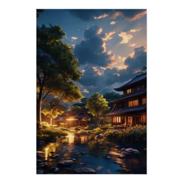 Serenity at Twilight Poster (Front)