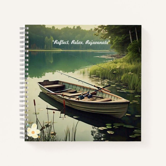 "Serenity by the Lake" Notebook (Front)