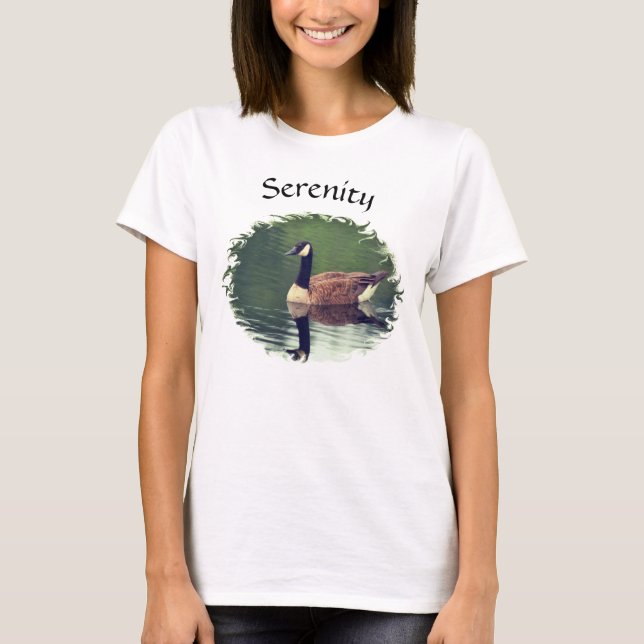 Serenity Canada Goose Inspirational T-Shirt (Front)