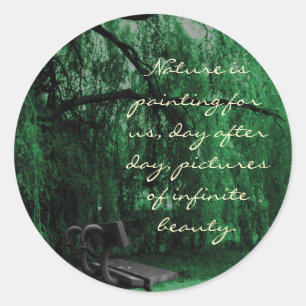 Serenity Classic Round Sticker