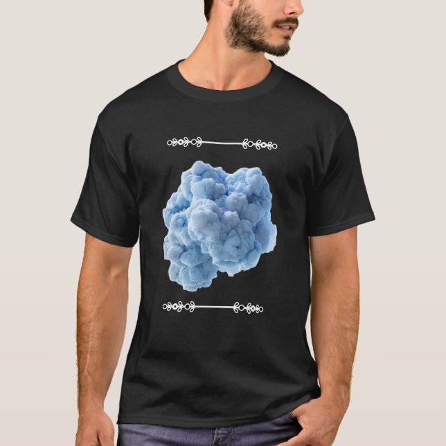 Serenity Cloud Graphic Tee - Peaceful Vibes tshart (Front)