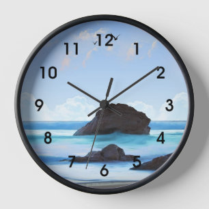 Serenity, clouds, quiet beauty clock