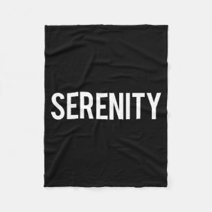 Serenity - Cool New Funny Name Fan Gift Tee Fleece Blanket