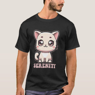 Serenity Cute Kitty Cat Design for Girls Name Sere T-Shirt