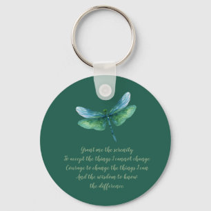 Serenity Dragonfly Key Ring