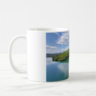 Serenity in a Sip: Tea with a Lake View Coffee Mug