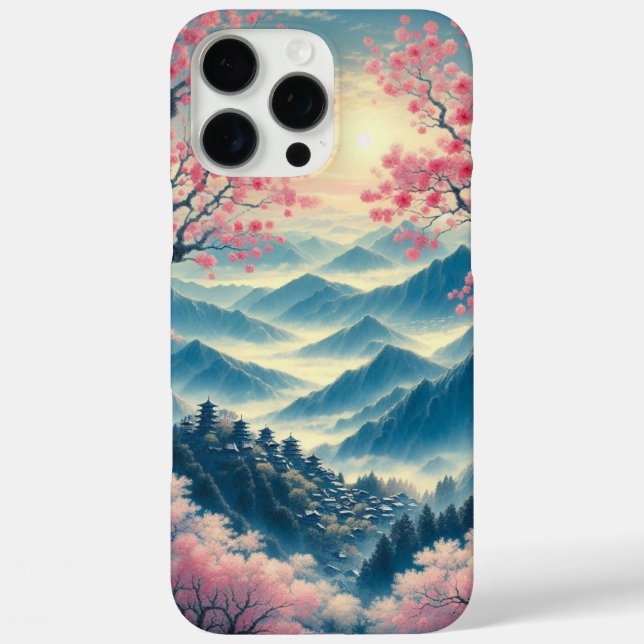 Serenity in Bloom: Japanese Cherry Blossoms  Case-Mate iPhone Case (Back)