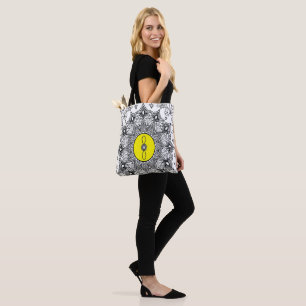 Serenity in Bloom – Mindful Colouring Page Tote Bag