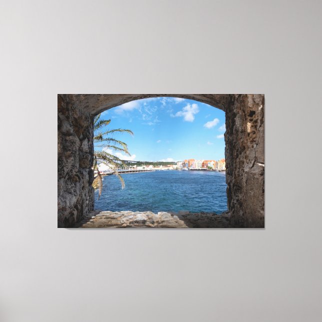Serenity in Curacao Canvas Print (Front)