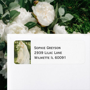 Serenity in Ivory: A Bride in a Garden Reverie