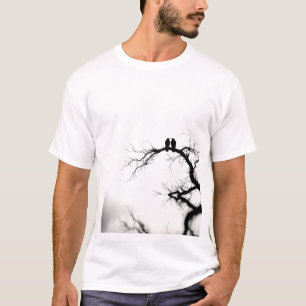 🕊️🌳 Serenity in Silhouette 🌳🕊️ T-Shirt