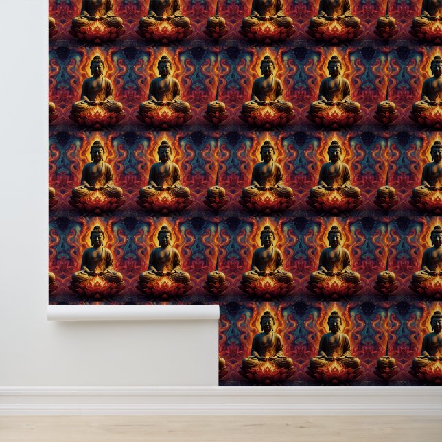 Serenity in Stillness: Classic Buddha Wallpaper (Application)