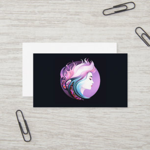 "Serenity in Style" Women's Beauty Business Card