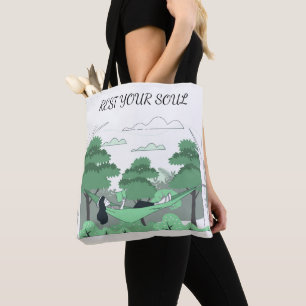 Serenity in the Pages Tote Bag