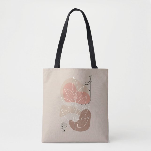 Serenity Leaf Tote Bag (Front)