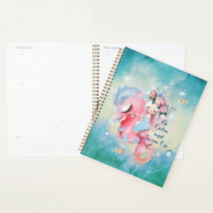 Serenity Mermaid- Keep calm and swim on  Planner