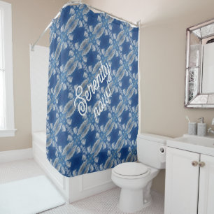 Serenity now! shower curtain