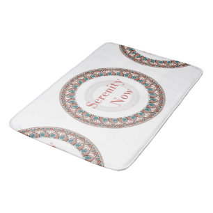 Serenity Now Soft Mandala Bath Mat