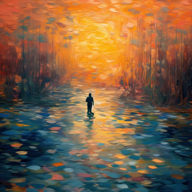 Serenity of Monet Canvas Print (Elegance in Every Stroke: Monet's Masterful Art.)