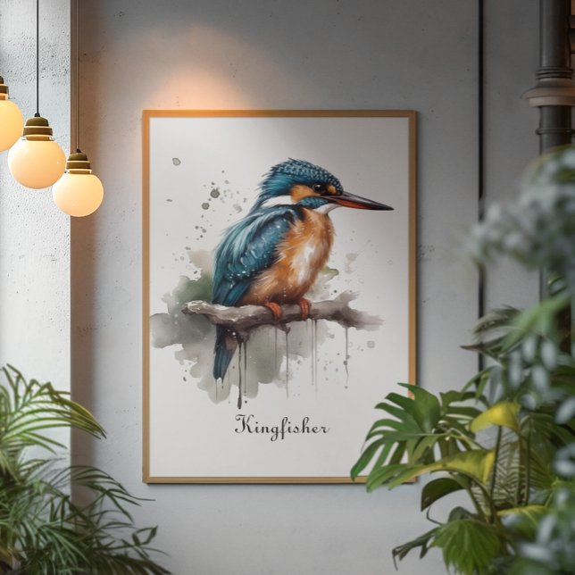 Serenity of the Kingfisher, customisable Poster (Creator Uploaded)