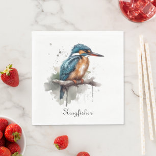 Serenity of the Kingfisher Napkin