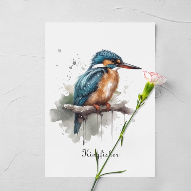 Serenity of the Kingfisher Postcard (Creator Uploaded)