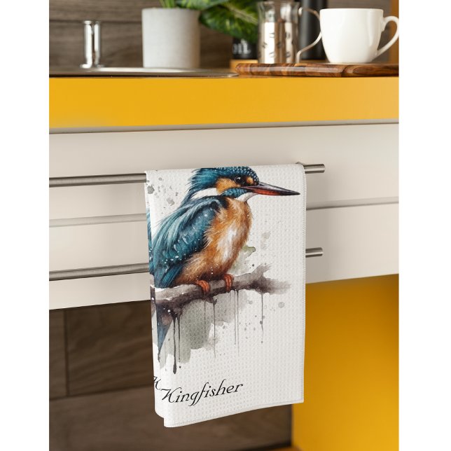 Serenity of the Kingfisher Tea Towel (Creator Uploaded)