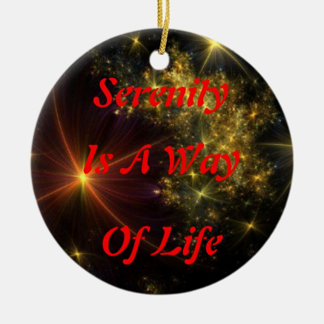 Serenity Ornament (Front)