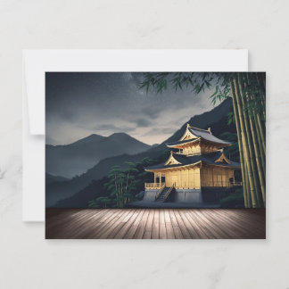 Serenity Over the Golden Pavilion Postcard