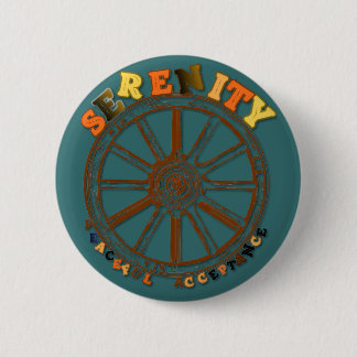 SERENITY - PEACEFUL ACCEPTANCE 6 CM ROUND BADGE