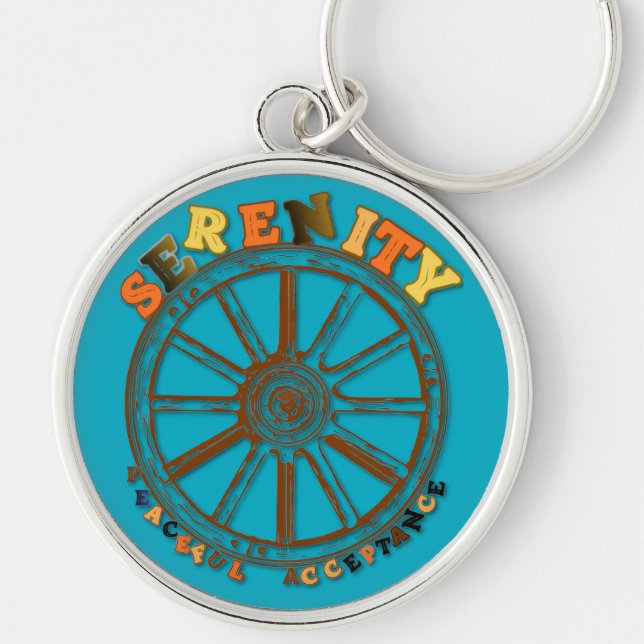 SERENITY - PEACEFUL ACCEPTANCE KEY RING (Front)
