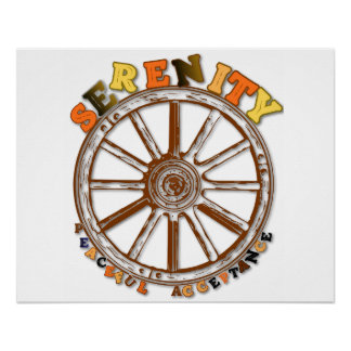 Serenity - Peaceful Acceptance Poster