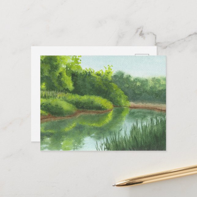Serenity Postcard (Front/Back In Situ)